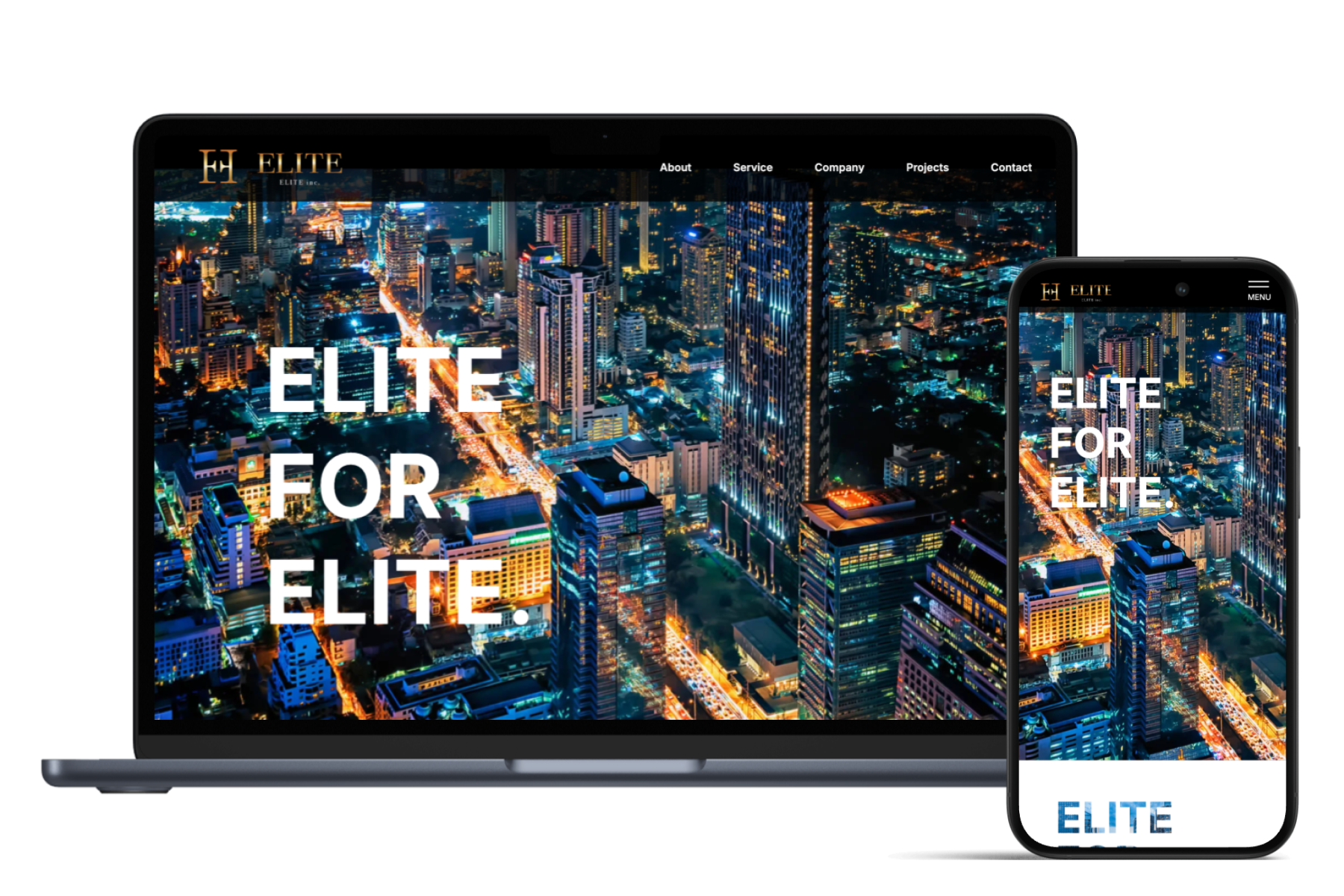 株式会社ELITEのWebサイト制作実績